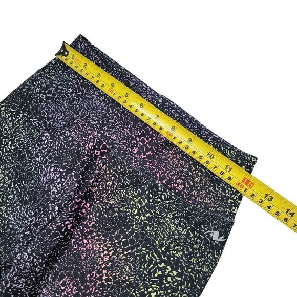 2/$20 Athletic Works Black With Colourful Pattern Leggings Pants Size: Youth XL - Picture 7 of 7